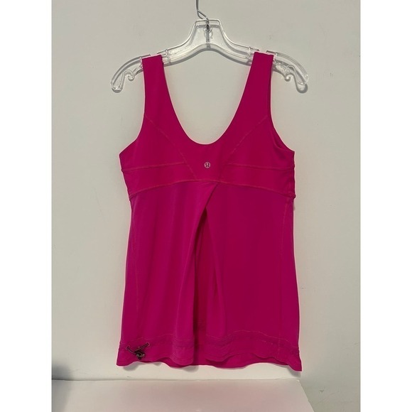 Lululemon Run Mesh Loose Tank Pink 10 NWOT - Picture 9 of 13